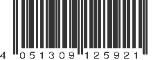 EAN 4051309125921