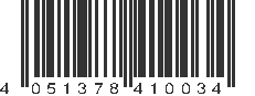EAN 4051378410034
