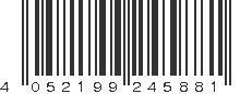 EAN 4052199245881