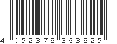 EAN 4052378363825