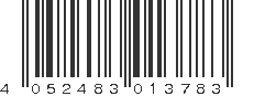 EAN 4052483013783