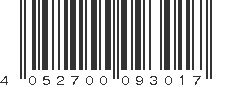 EAN 4052700093017