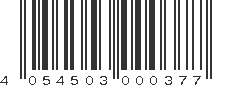 EAN 4054503000377