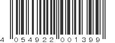 EAN 4054922001399