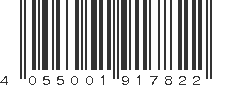 EAN 4055001917822