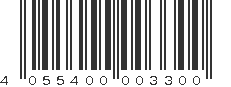 EAN 4055400003300