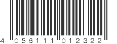 EAN 4056111012322