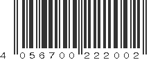 EAN 4056700222002