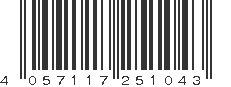 EAN 4057117251043