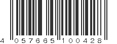 EAN 4057665100428