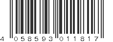 EAN 4058593011817