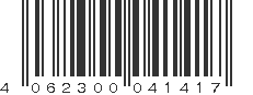EAN 4062300041417