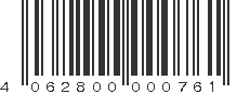 EAN 4062800000761