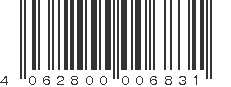 EAN 4062800006831