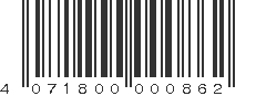 EAN 4071800000862
