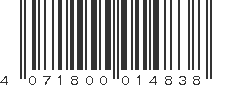 EAN 4071800014838