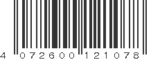 EAN 4072600121078