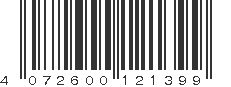 EAN 4072600121399