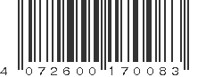 EAN 4072600170083