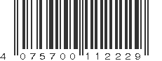 EAN 4075700112229