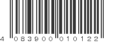 EAN 4083900010122