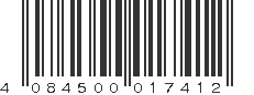 EAN 4084500017412