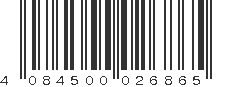 EAN 4084500026865