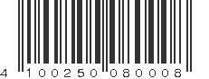 EAN 4100250080008