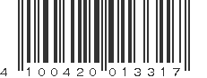 EAN 4100420013317