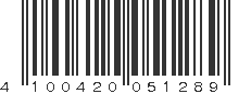 EAN 4100420051289