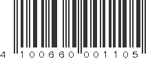 EAN 4100660001105