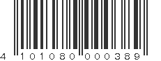 EAN 4101080000389