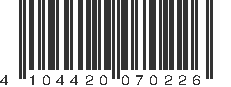 EAN 4104420070226