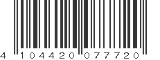 EAN 4104420077720