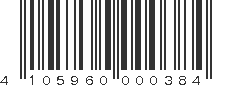 EAN 4105960000384