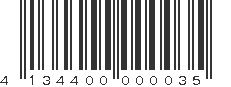 EAN 4134400000035