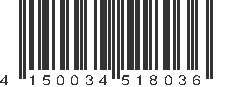 EAN 4150034518036