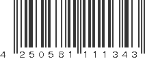 EAN 4250581111343