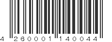 EAN 4260001140044