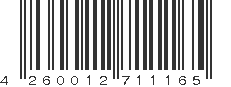 EAN 4260012711165