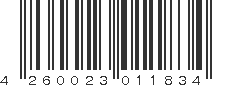 EAN 4260023011834