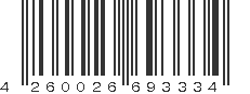 EAN 4260026693334