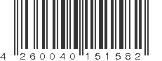 EAN 4260040151582
