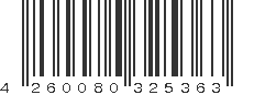EAN 4260080325363
