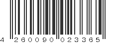 EAN 4260090023365