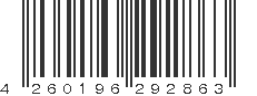 EAN 4260196292863