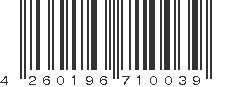 EAN 4260196710039