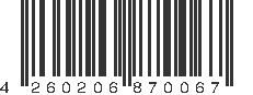 EAN 4260206870067