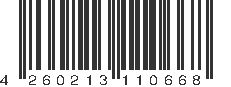 EAN 4260213110668