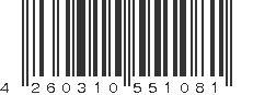 EAN 4260310551081
